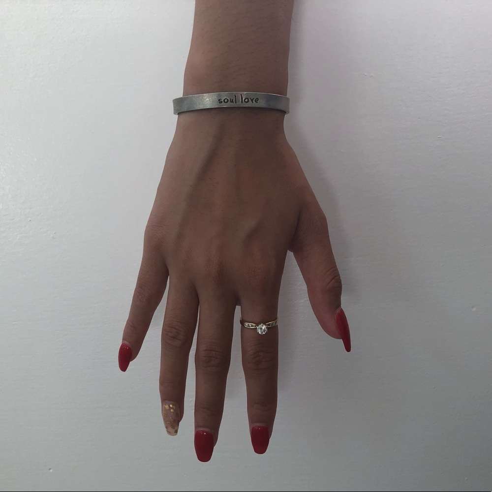 “Soul love” adjustable bracelet